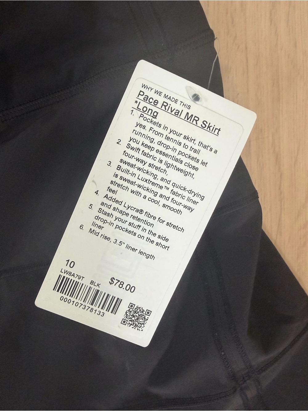 Lululemon Pace Rival Mid-Rise Skirt
Long - Picture 6 of 7